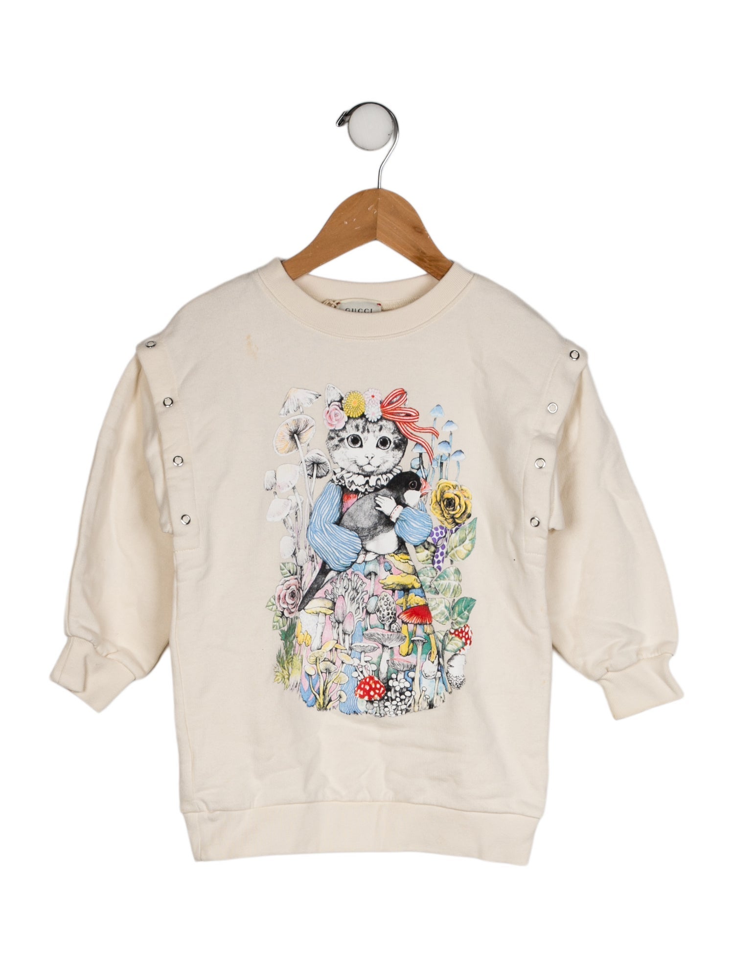 Gucci Toddler Girls' Graphic Sweatshirt.