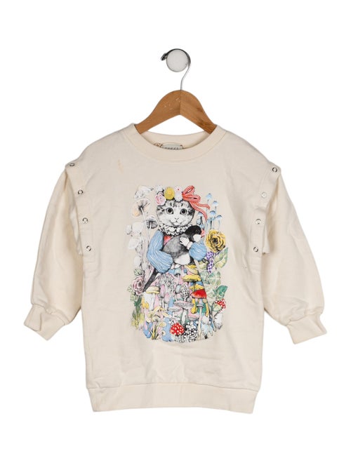 Gucci Toddler Girls' Graphic Sweatshirt.