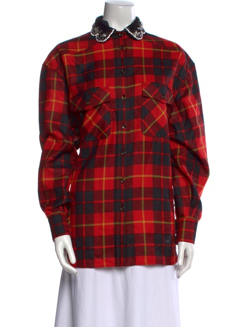Gucci 2023 Wool Button-Up Top
