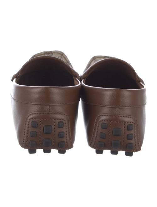 Gucci Interlocking G Logo Leather Drivers
