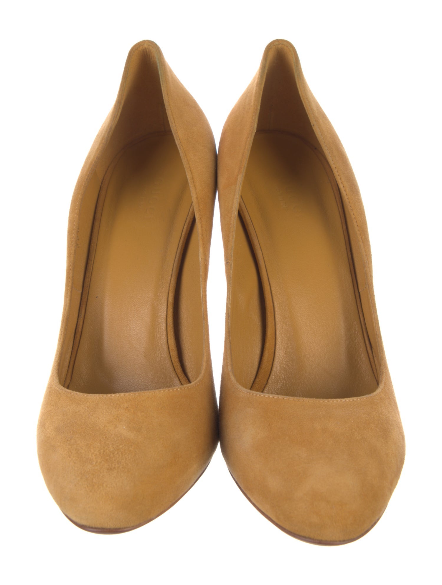 Gucci Interlocking G Logo Suede Pumps