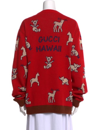 Gucci Wool Printed Sweater