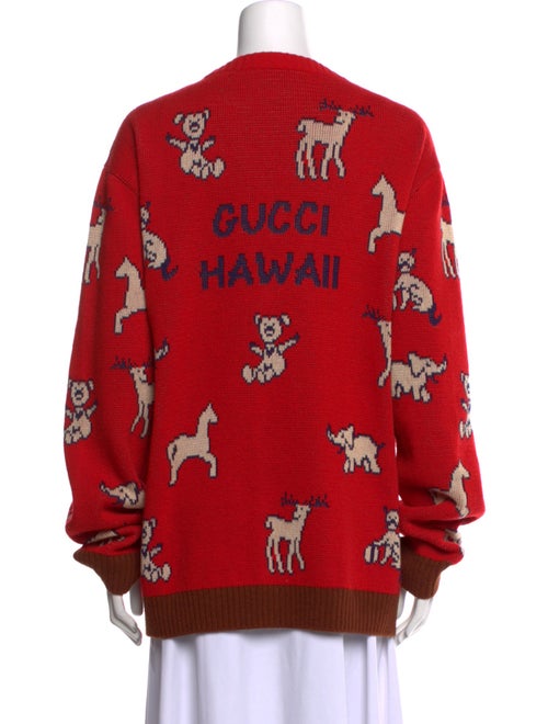 Gucci Wool Printed Sweater