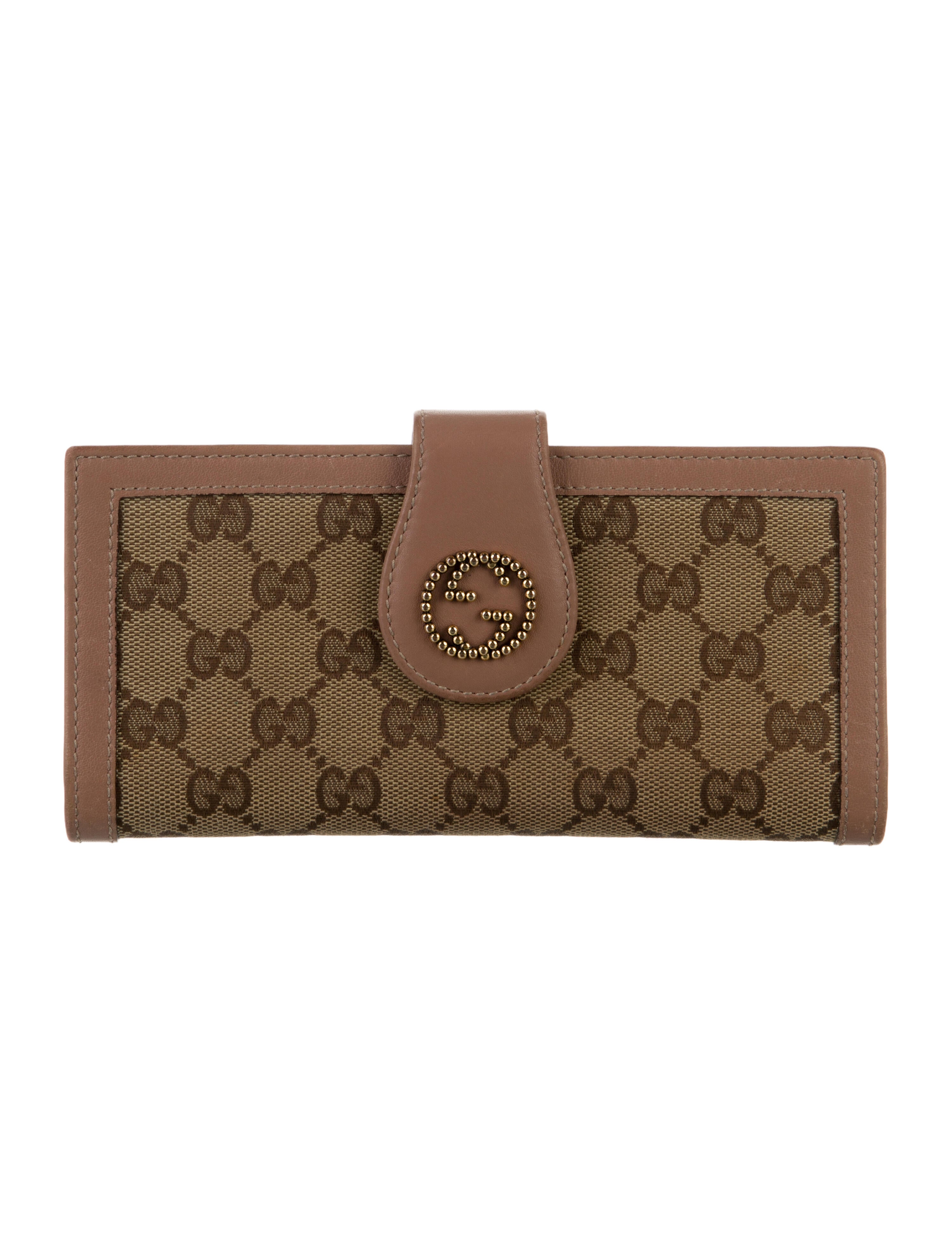 Gucci GG Canvas Canvas Continental Wallet