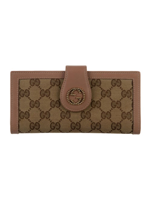 Gucci GG Canvas Canvas Continental Wallet