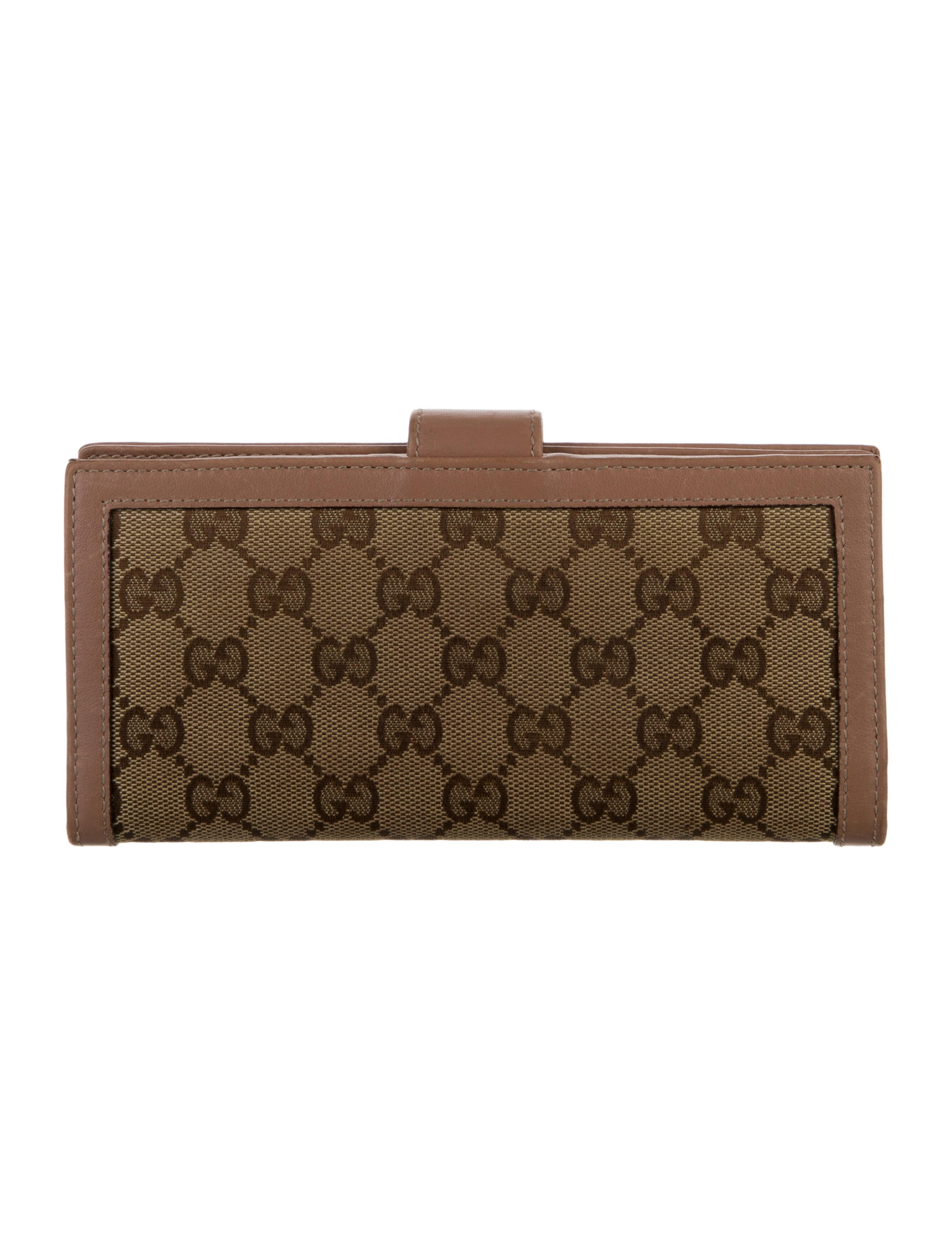 Gucci GG Canvas Canvas Continental Wallet