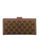 Gucci GG Canvas Canvas Continental Wallet