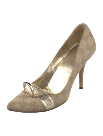 Gucci GG Canvas Canvas Pumps
