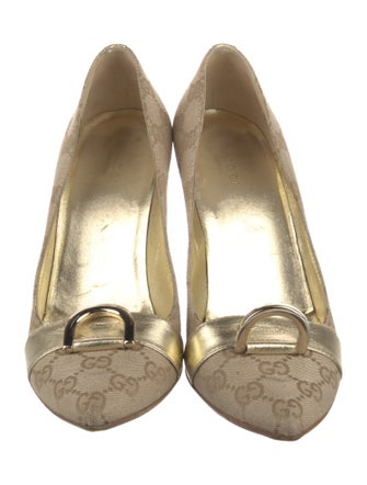 Gucci GG Canvas Canvas Pumps