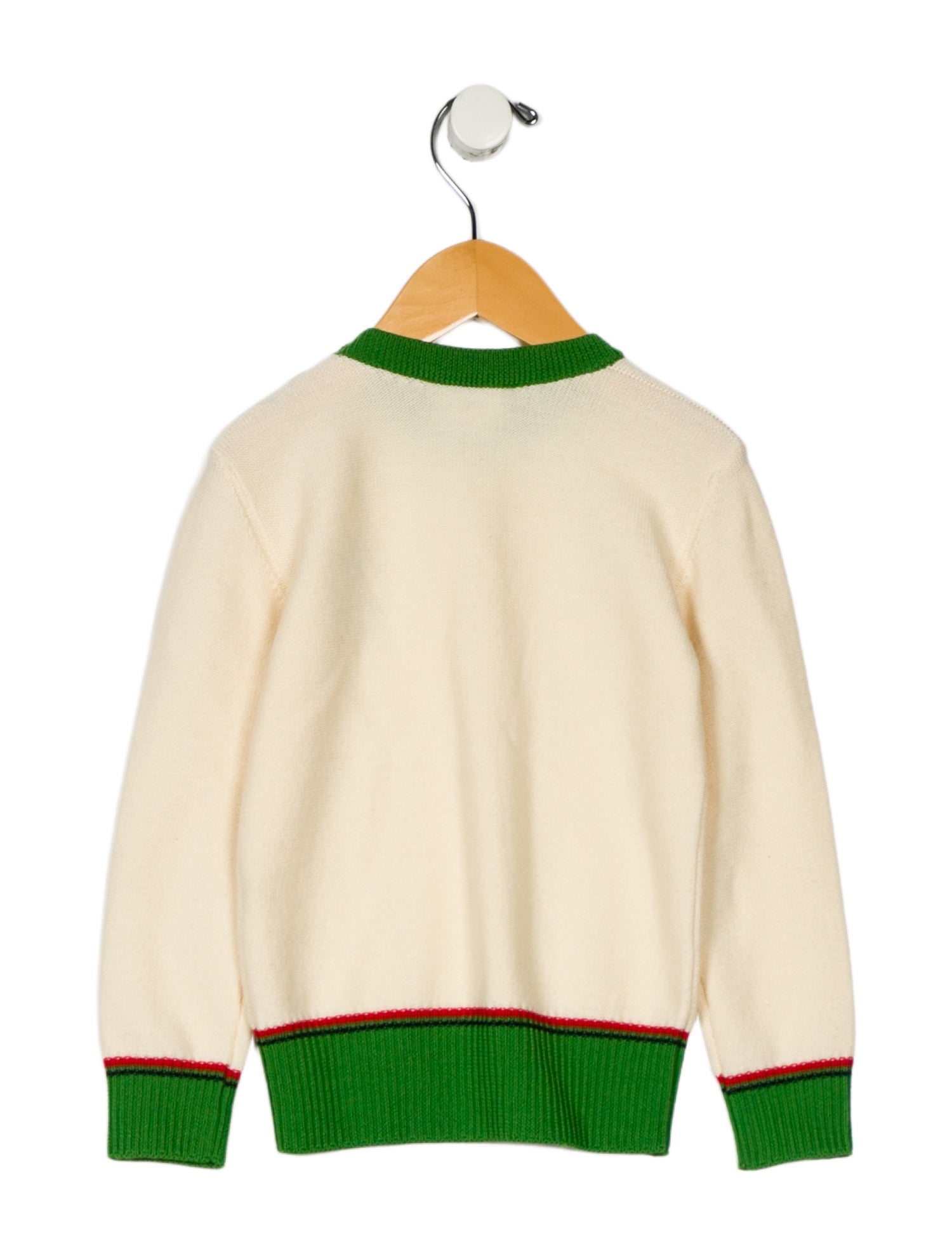 Gucci Toddler Girls' Embroidered Knit Sweater