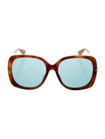 Gucci Interlocking G Logo Oversize Sunglasses