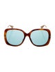 Gucci Interlocking G Logo Oversize Sunglasses