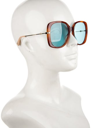 Gucci Interlocking G Logo Oversize Sunglasses