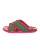 Gucci Web Accent Rubber Slides