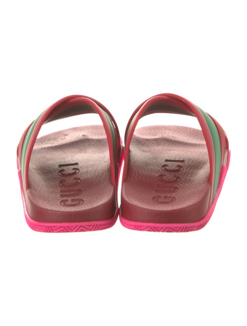 Gucci Web Accent Rubber Slides