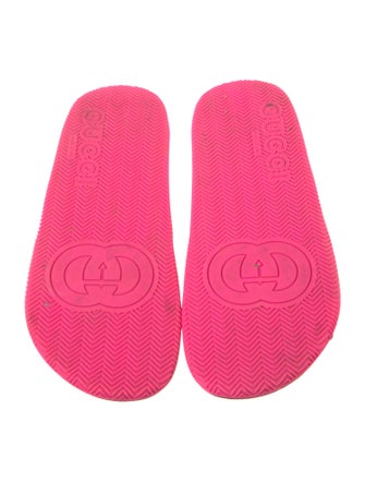 Gucci Web Accent Rubber Slides