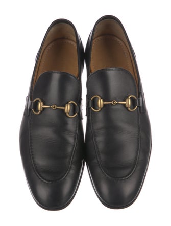 Gucci Horsebit Accent Leather Dress Loafers