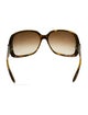 Gucci Web Accent Oversize Sunglasses
