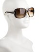 Gucci Web Accent Oversize Sunglasses