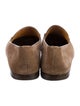 Gucci Horsebit Accent Suede Loafers