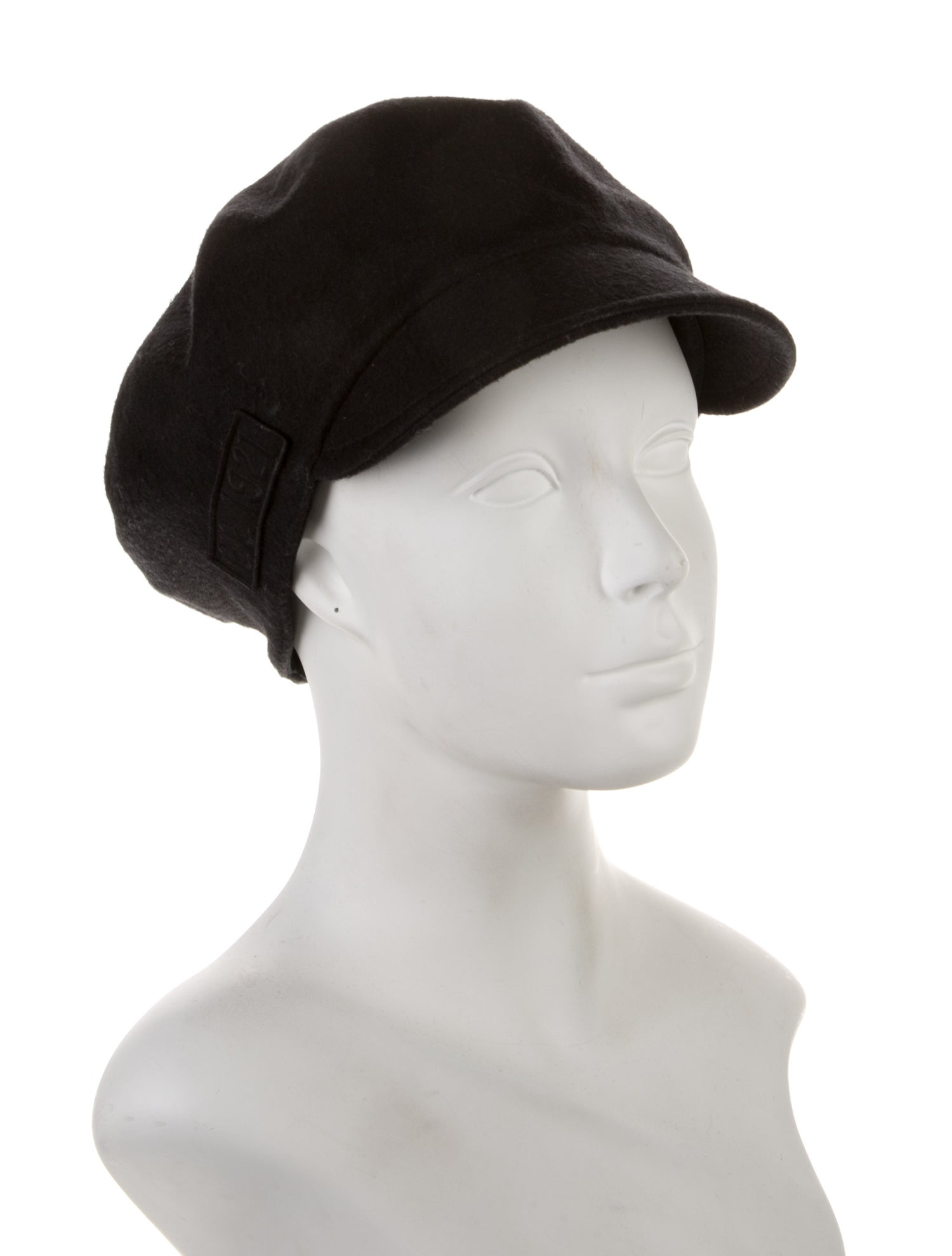 Gucci Solid Wool Newsboy Hat