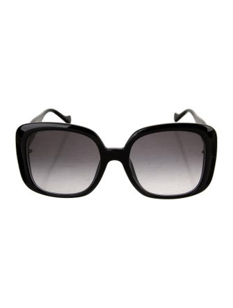 Gucci Interlocking G Logo Square Sunglasses