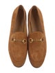 Gucci Horsebit Accent Suede Loafers