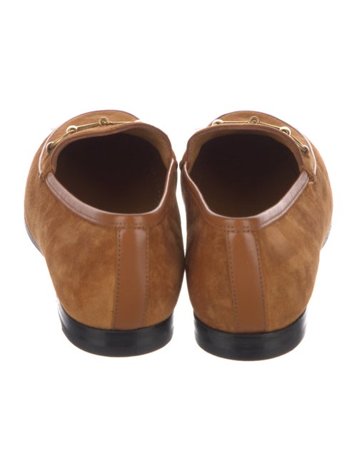 Gucci Horsebit Accent Suede Loafers