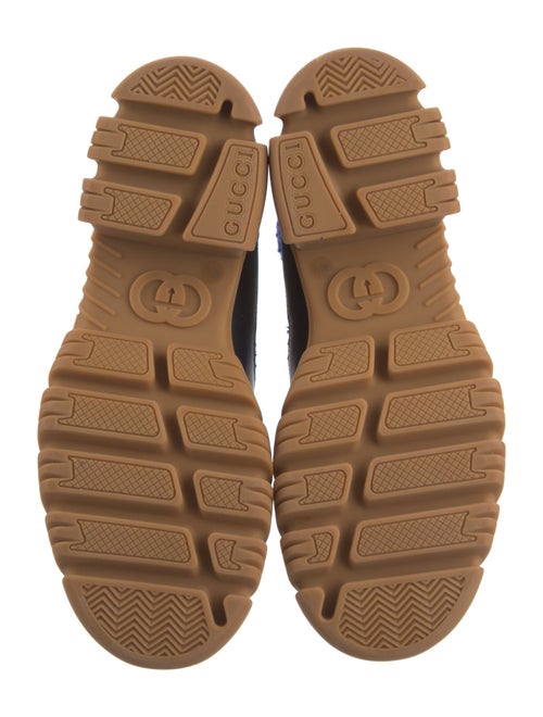 Gucci Sukey Logo Wool Lace-Up Boots