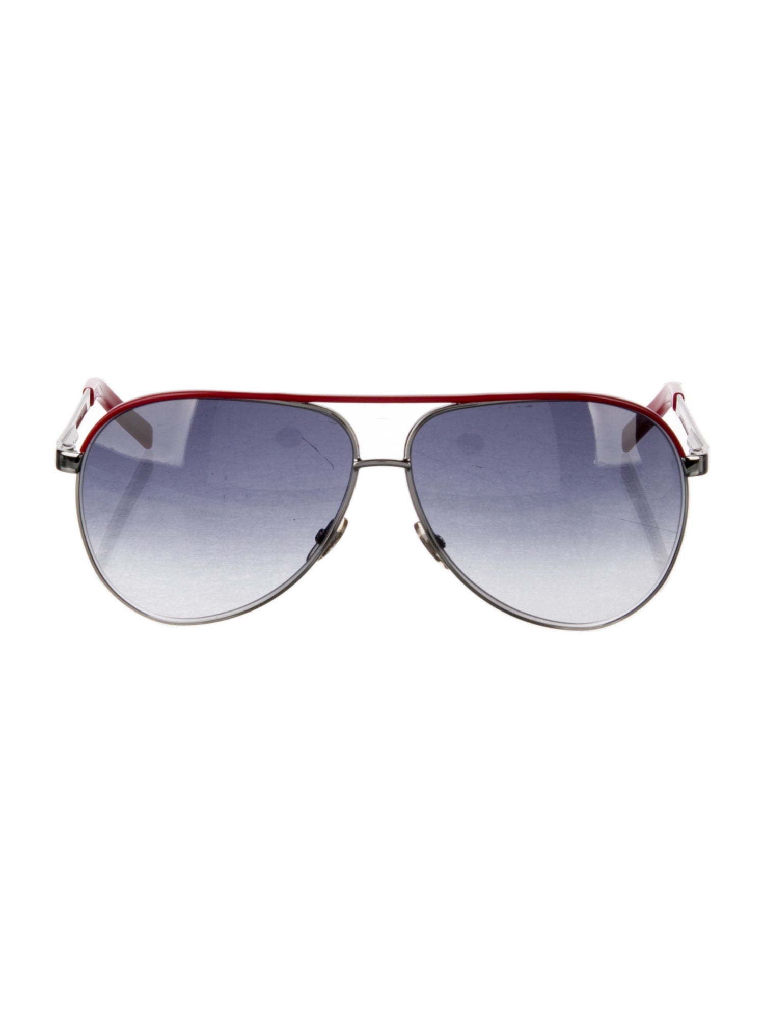 Gucci Web Accent Aviator Sunglasses