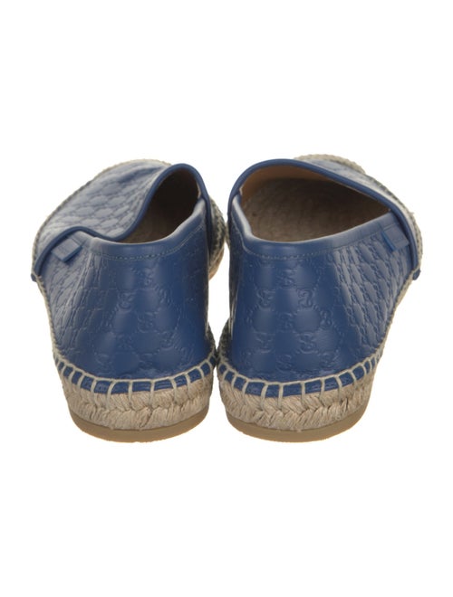 Gucci Microguccissima Pattern Leather Espadrilles