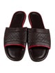 Gucci GG Signature Leather Slides