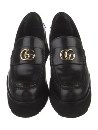 Gucci Horsebit Accent Leather Loafers