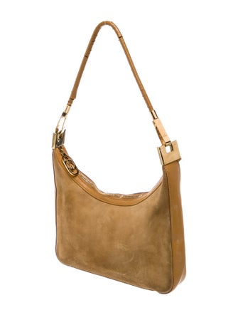 Gucci Suede Shoulder Bag