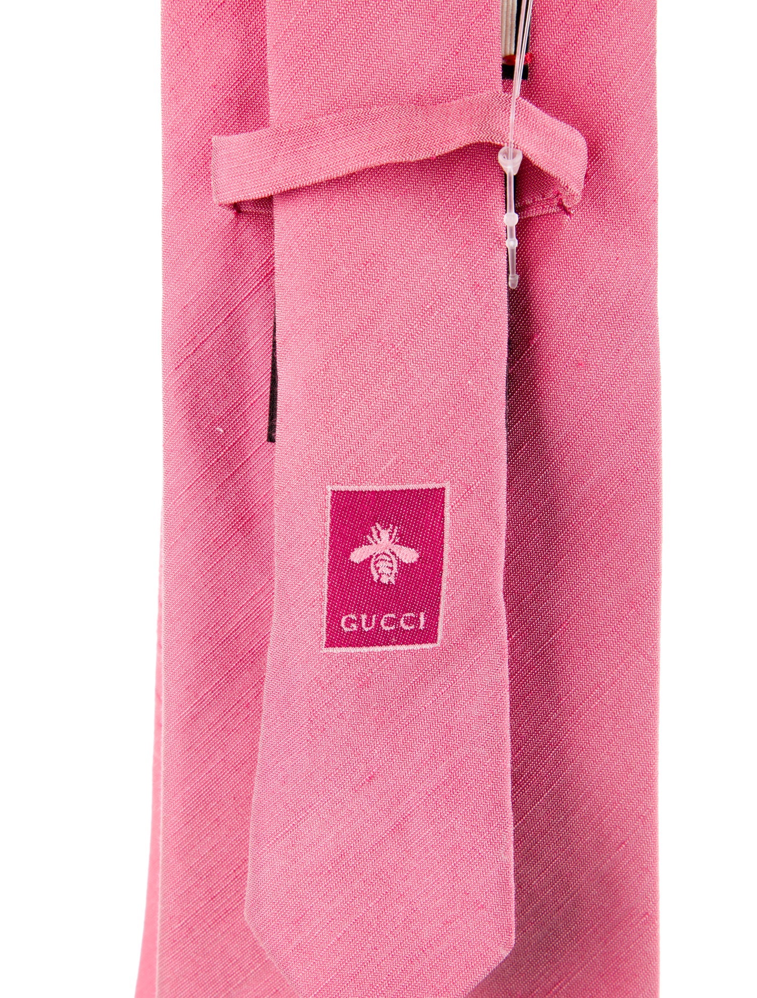 Gucci Solid Pink Tie
