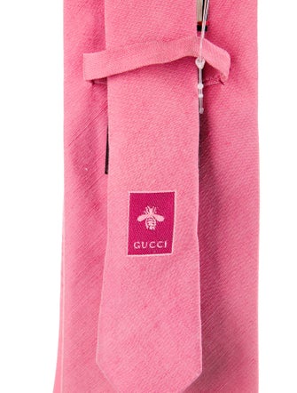 Gucci Solid Pink Tie