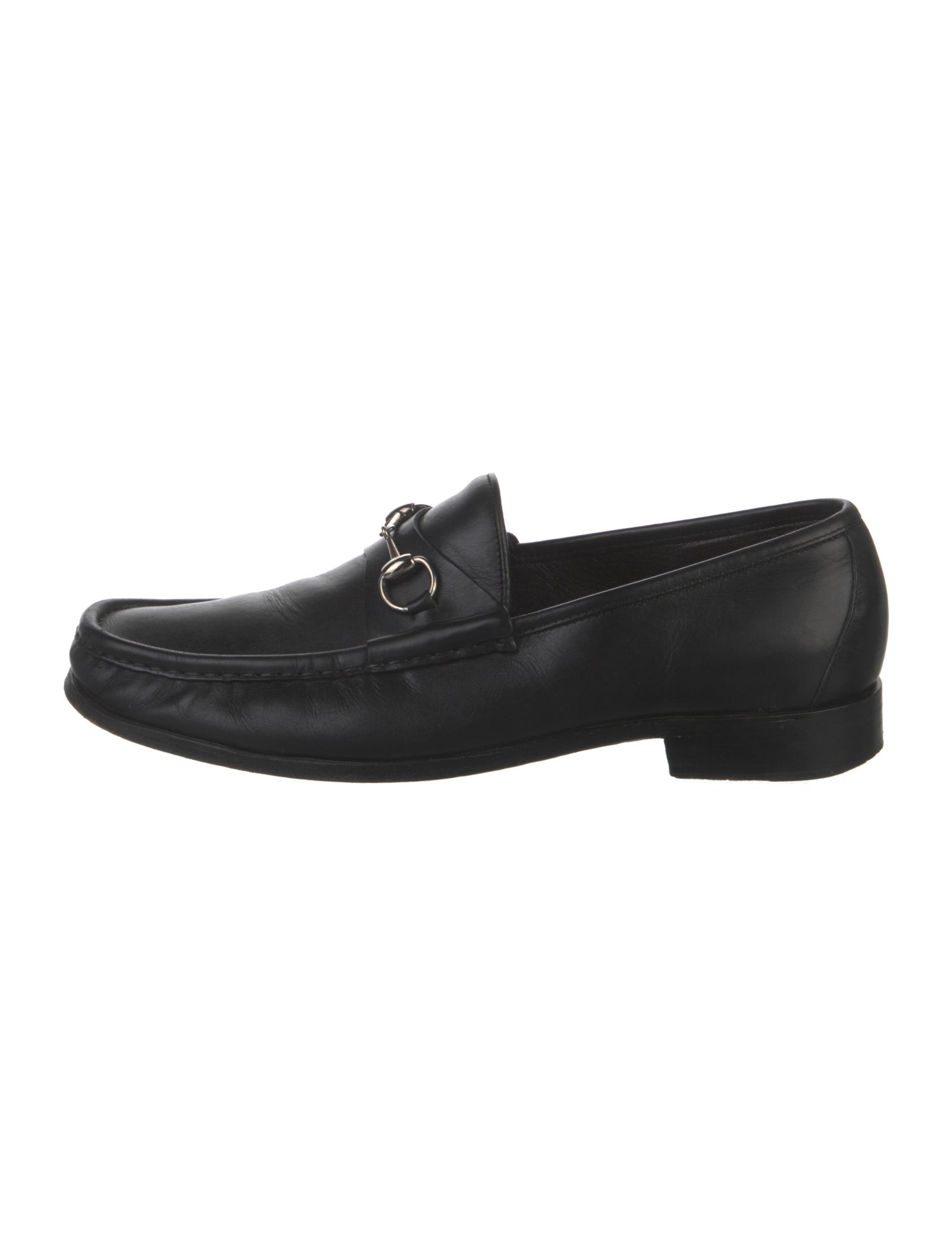 Gucci Vintage Horsebit Accent Dress Loafers