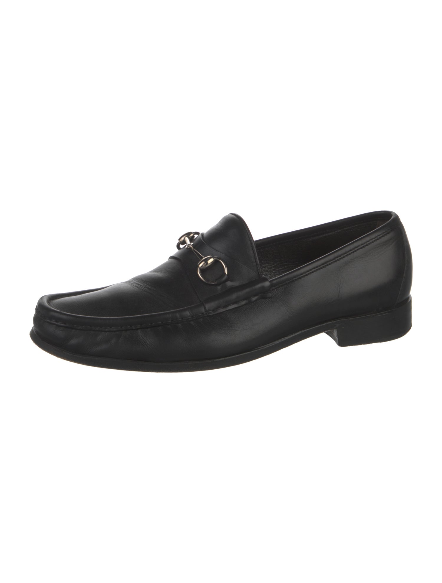 Gucci Vintage Horsebit Accent Dress Loafers