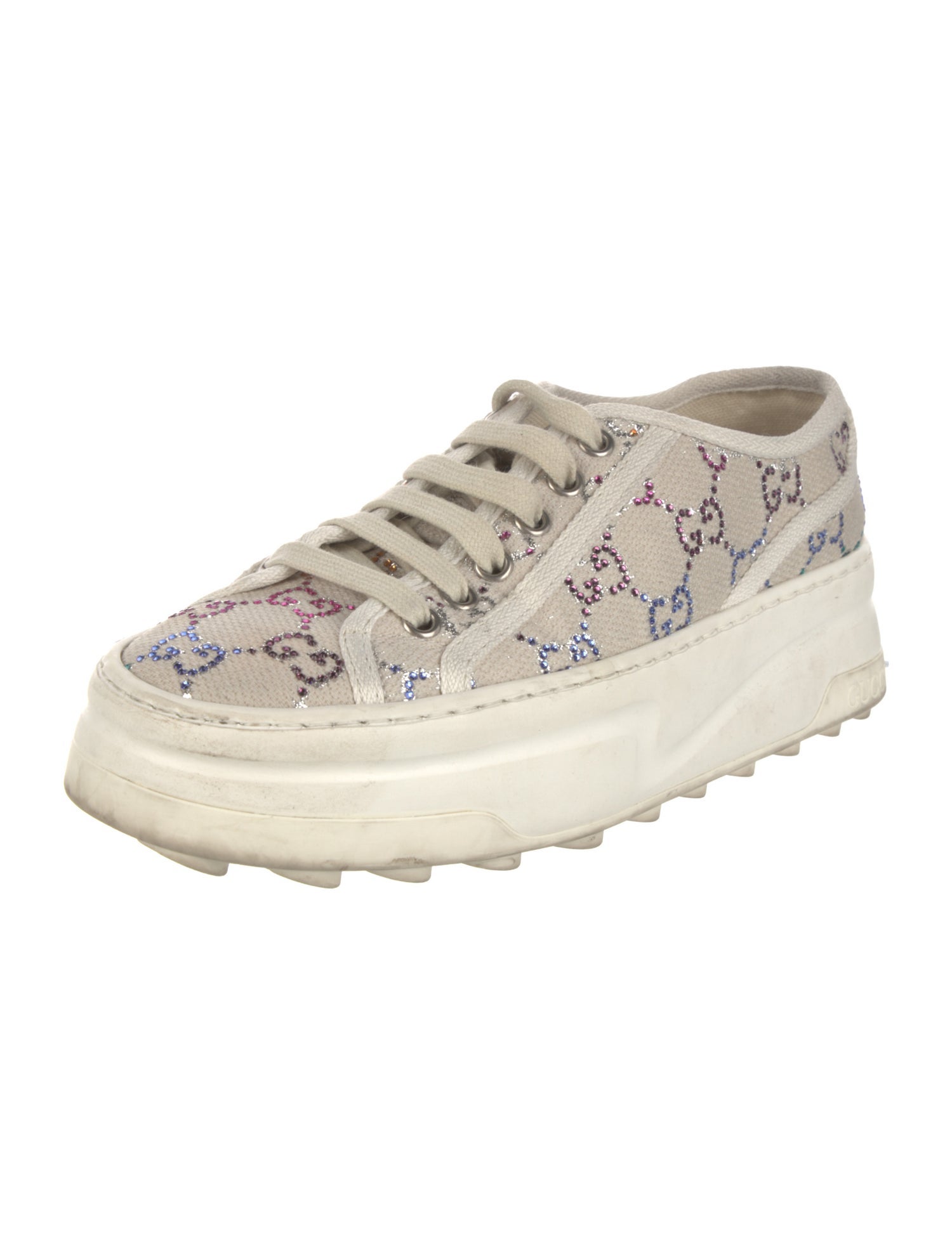 Gucci Canvas Printed Sneakers