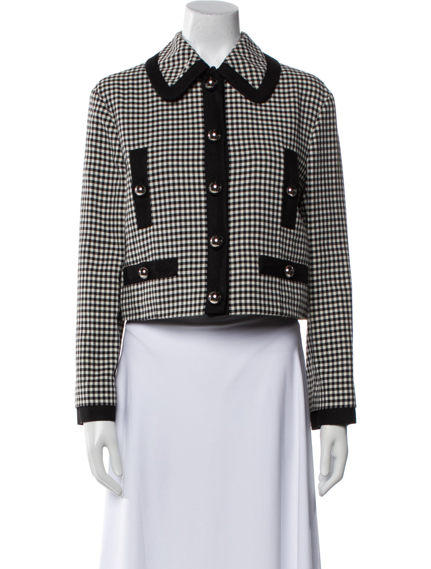 Gucci Plaid Print Blazer