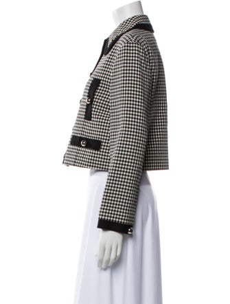 Gucci Plaid Print Blazer