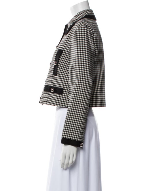 Gucci Plaid Print Blazer