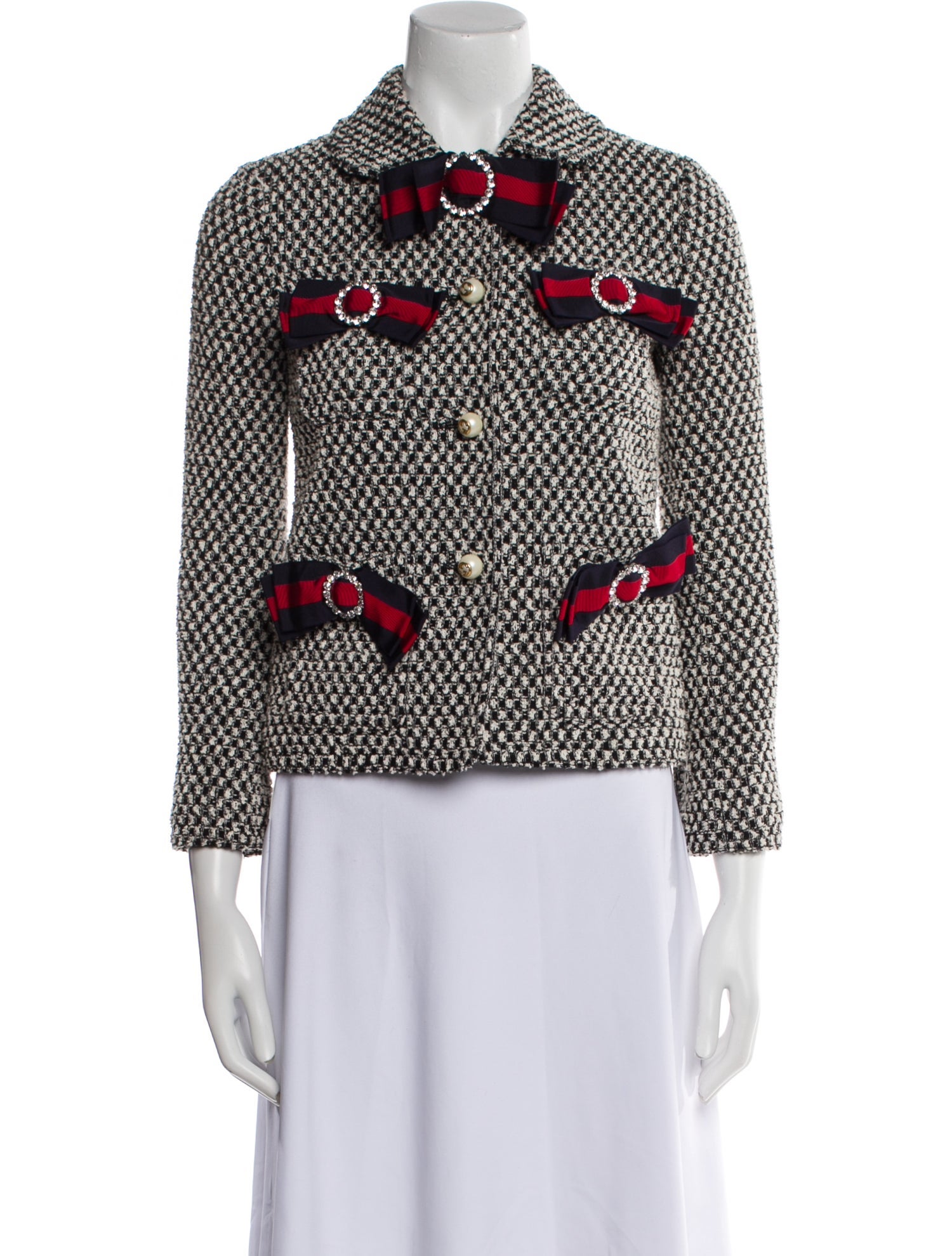 Gucci Tweed Printed Jacket