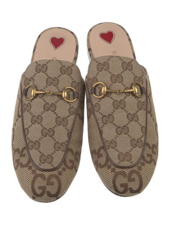 Gucci GG Canvas Canvas Mules