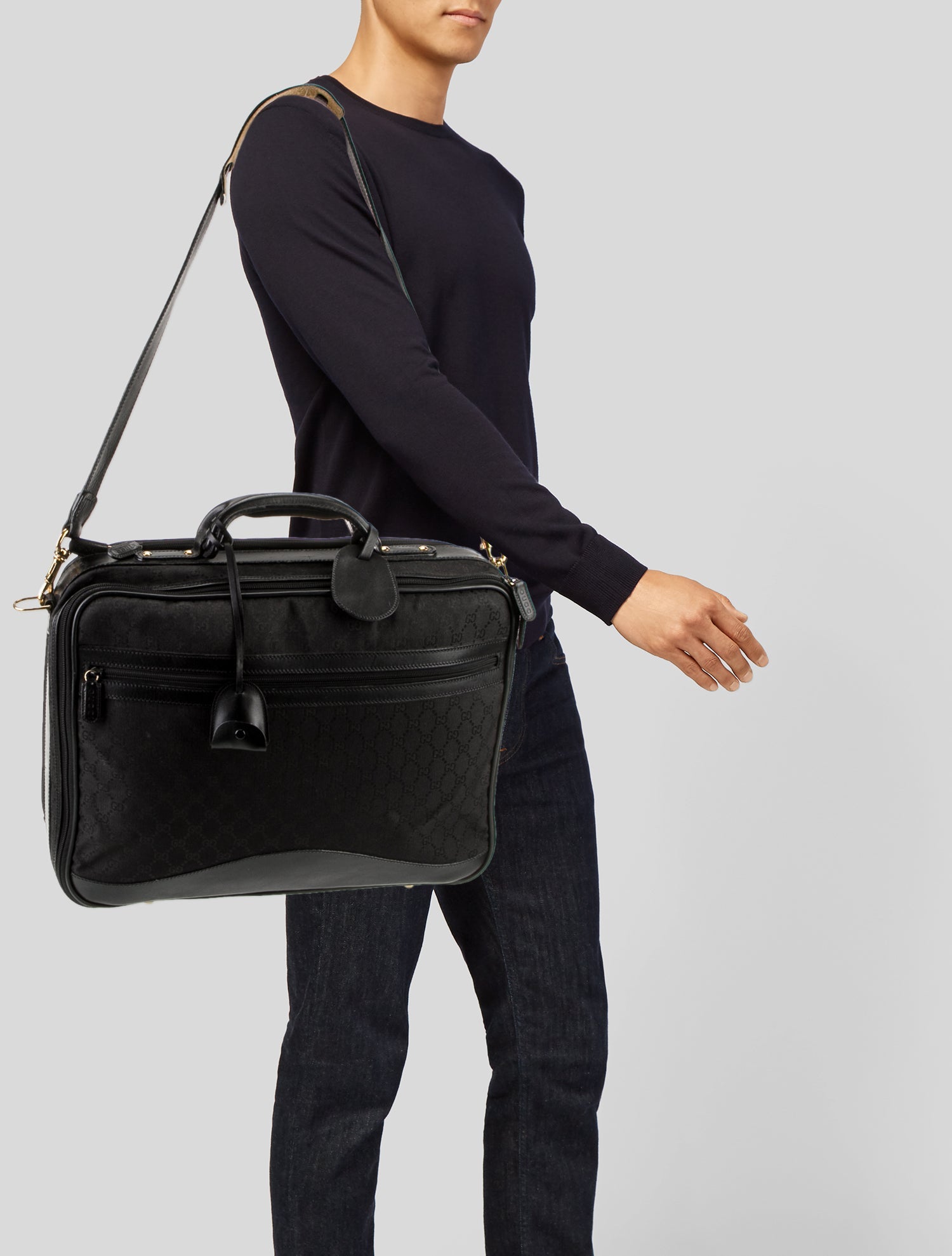 Gucci GG Canvas Crossbody Bag Vintage