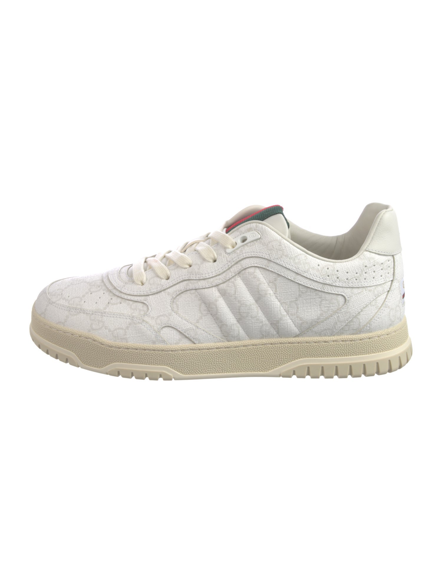 Gucci Web Accent Leather Sneakers w/ Tags