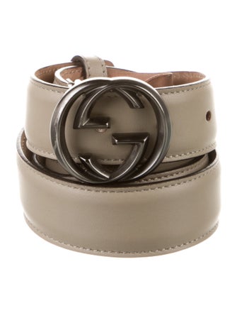 Gucci Interlocking G Logo Skinny Belt