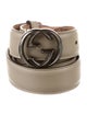 Gucci Interlocking G Logo Skinny Belt