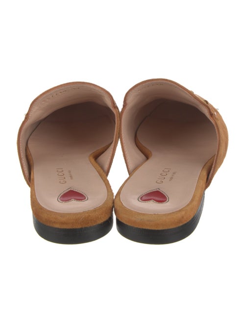 Gucci Horsebit Accent Suede Mules