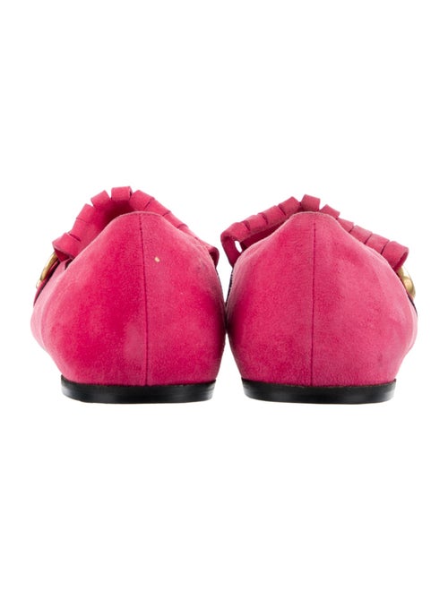 Gucci Double G Logo Suede Loafers